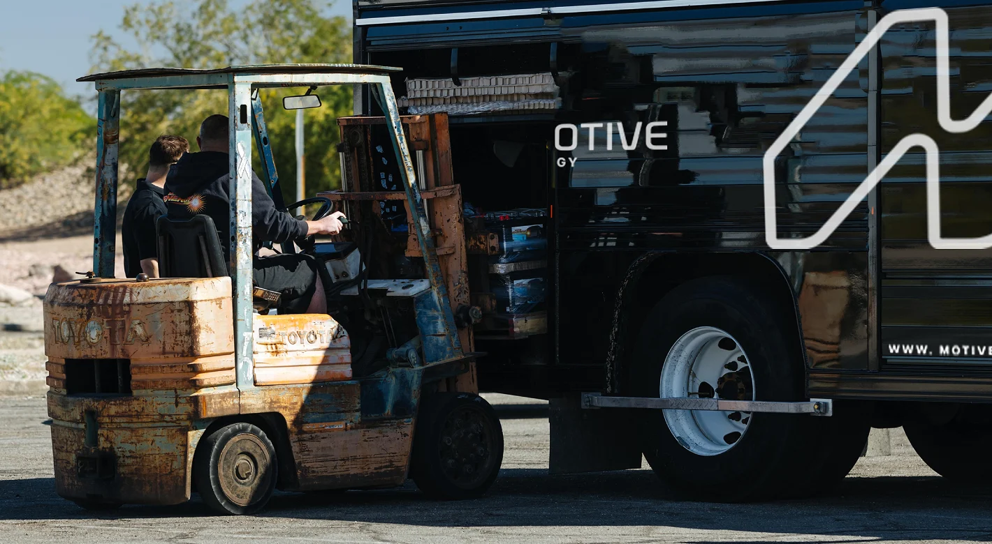 Technician Performing Battery Installation, Delivery, or Route Service