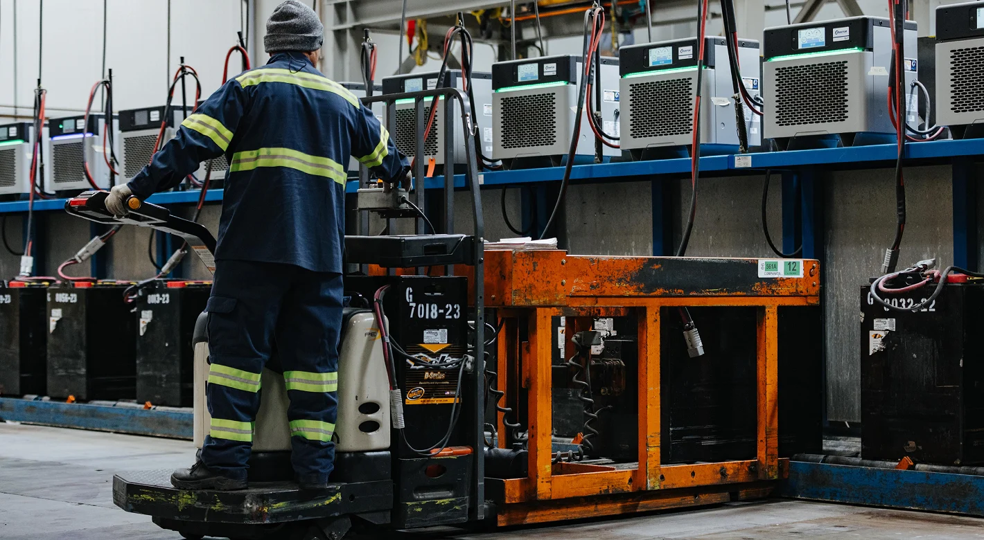 Forklift Battery Handling Equipment