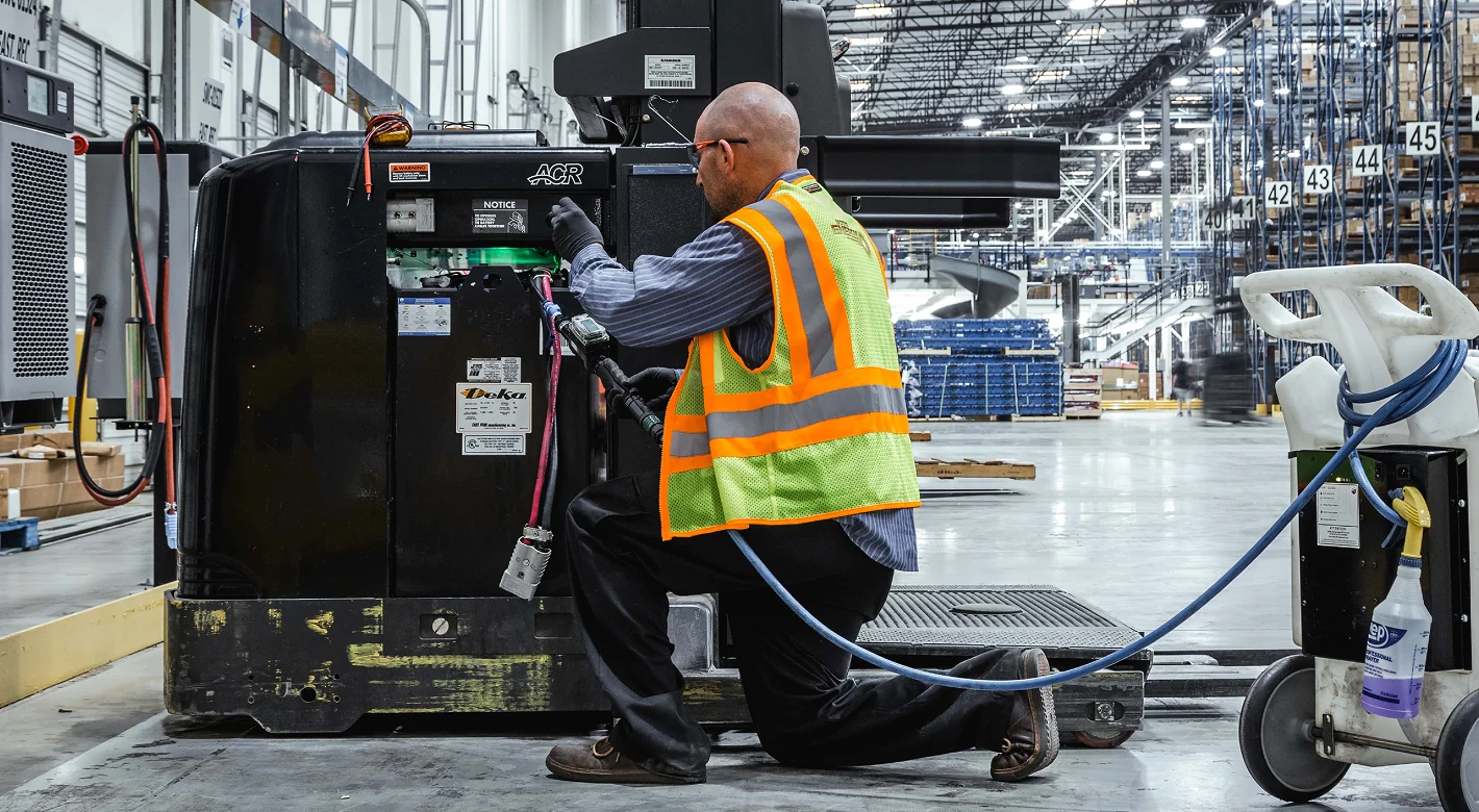 Onsite Forklift Battery and Charger Repair