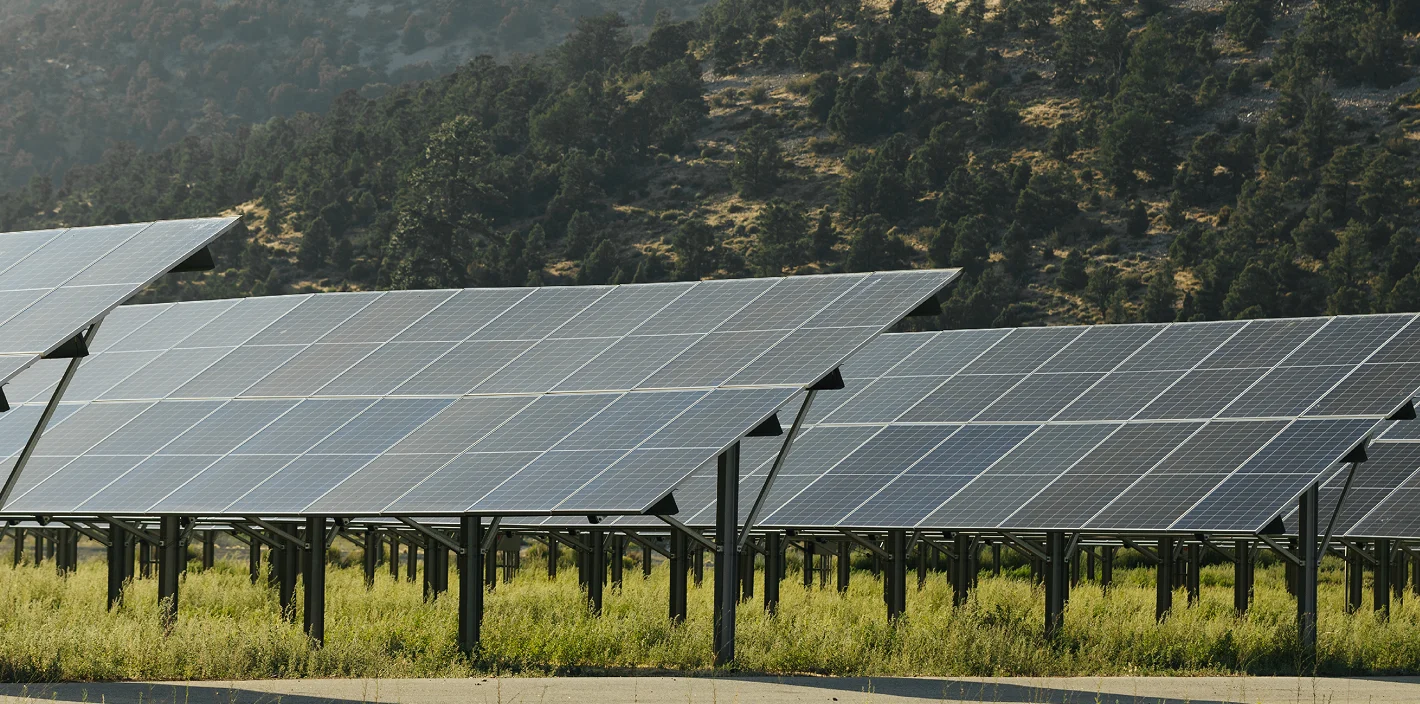 Ground-Mount Solar Panel Installation