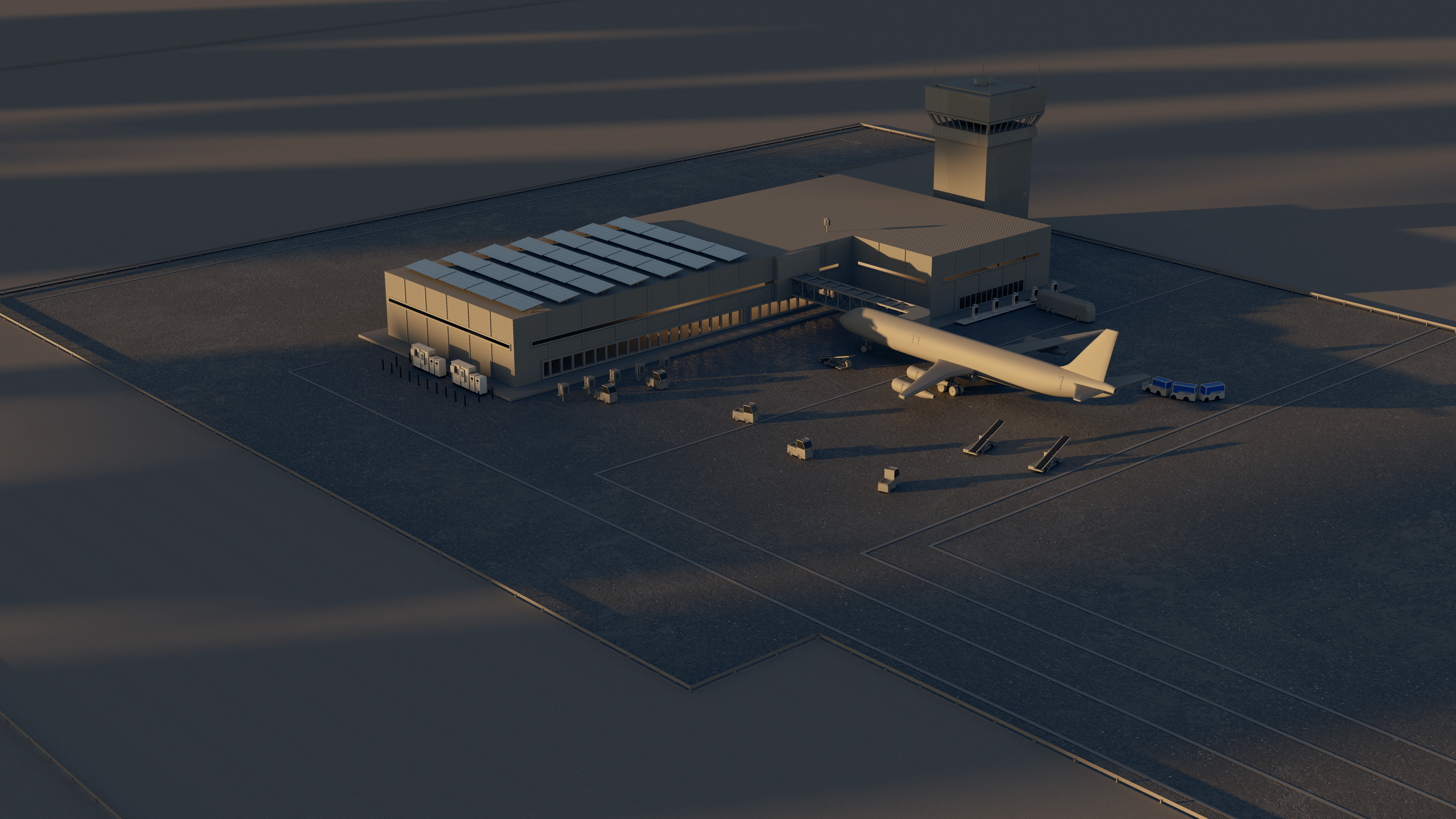 Airport Environment Background