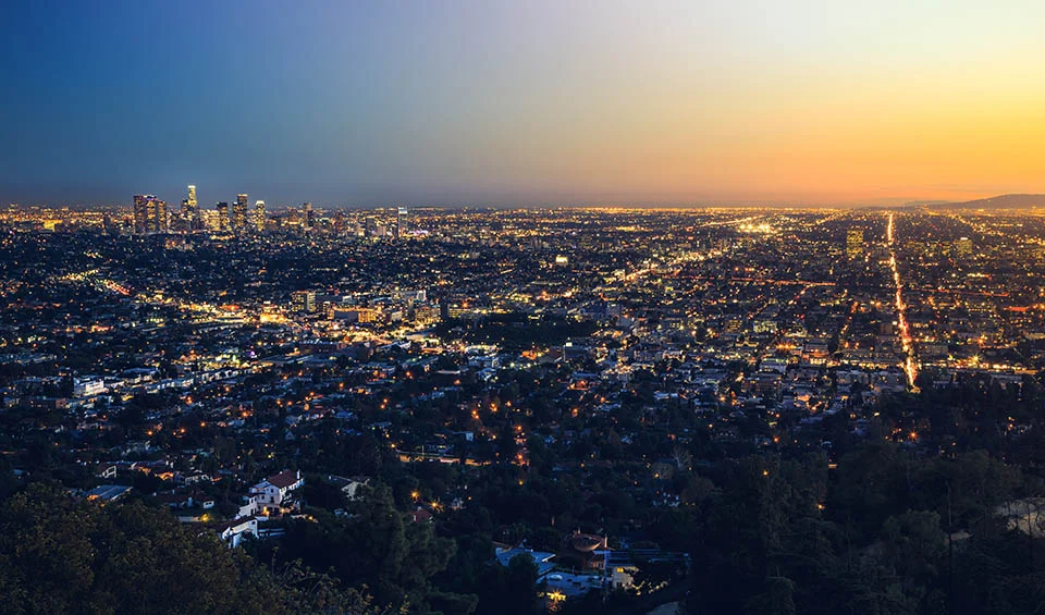 Los Angeles Cityscape at Dusk